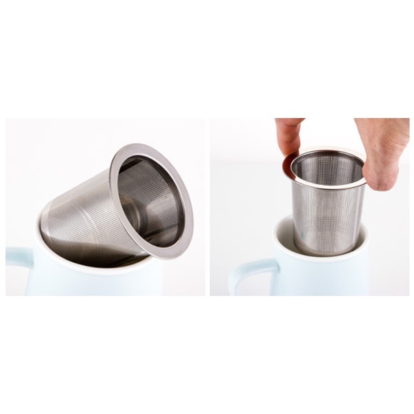 304 stainless steel tea strainer with grill grid teapot tea leak-6.7*6.4cm, 1 piece