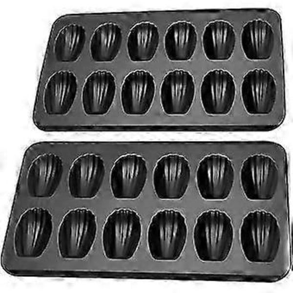 Non-Stick Madeleineform med kolstålskonstruktion, jämn gräddning & kraftiga Madeleinekakformar Elegant fransk konfektyrupplevelse, för