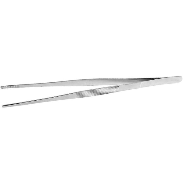 Pincett i rostfritt stål förtjockad rund konstpincett landskapsklämma dagliga verktyg (30cm)