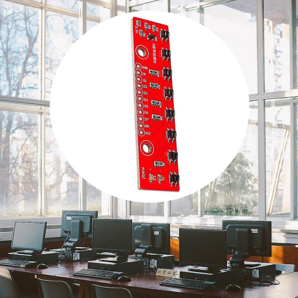 8-kanals IR-infrarød sporingsensor modul barriere linjesporingssensor modul
