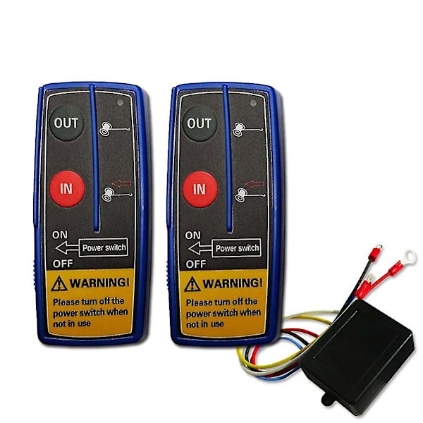 12v 24v 50m Digital Vinsch Trådlös Fjärrkontroll Räddningskit För Jeep Suv
