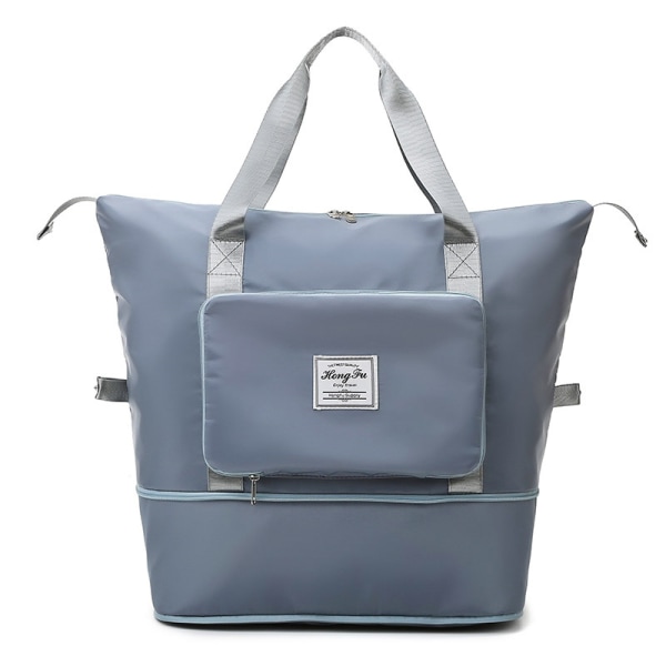 1 st vikbar väska med stor kapacitet, vattentät lätt sportväska Haze Blue