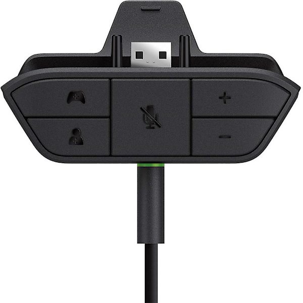 Stereo Headset Adapter för Xbox One/One S/Elite 1&2/för Xbox Series X|S Controllers, Mic Headphone Adapter för Xbox One Controller