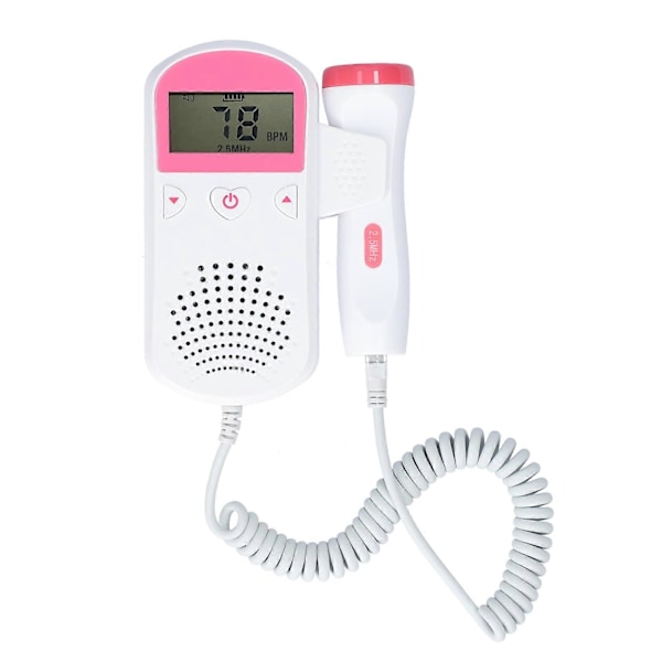Husholdnings Føtal Doppler Baby Prænatal Hjertemonitor LCD Display Fosterlydsmåler Gravid Kvinde Daglig Pleje Produkt