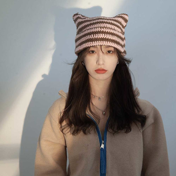 Turban-hatt, heklehatt, retrohatt, casualhatt