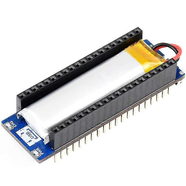 Waveshare UPS-modul B för Raspberry Pi Pico-kort, avbrottsfri strömförsörjning med batteriövervakning