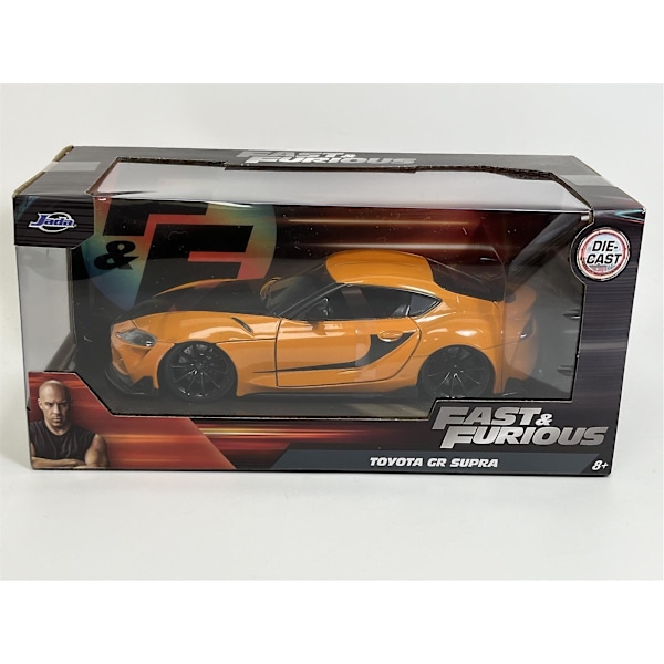 Fast & Furious Toyota GR Supra 1:24 mittakaava Jada 253203000 54030