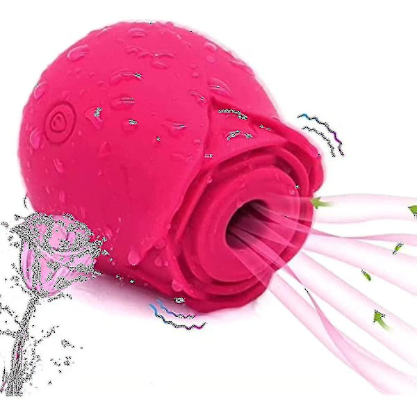 2022 Rose For Women Mini Massager Stress Relief 10 Modes Jk.