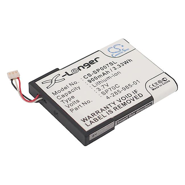 4-285-985-01 SP70C 900mAh Spilkonsoll Batteri Til Sony PSP E1000 E1008 E1002 E1004 Pulse Trådløst Headset 7.1 Cameron Sino