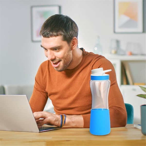2 kpl Vedenpullon Pohjakoteloa Cirkul 22OZ Pullolle, Silikoninen Pullon Suoja Kotelo Vedenpullon Suojaava Sininen