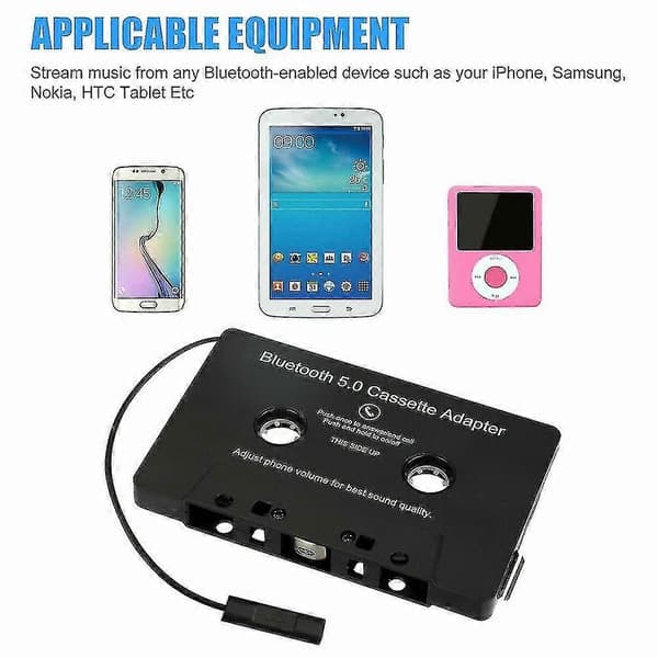 Bilstereo Bluetooth Kassettspiller Kassett Adapter Bluetooth 5.0 g20242516705