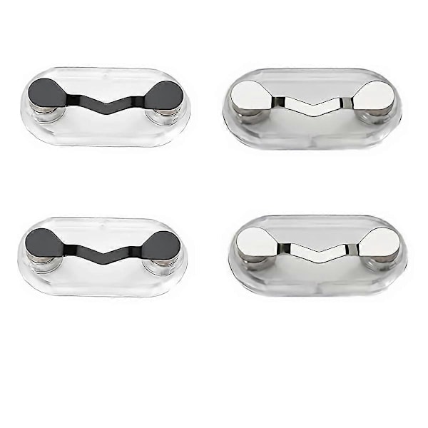 Magnetisk Glasögonhållare, 4-pack Magnetstift, Nålar för Kläder Skjorta