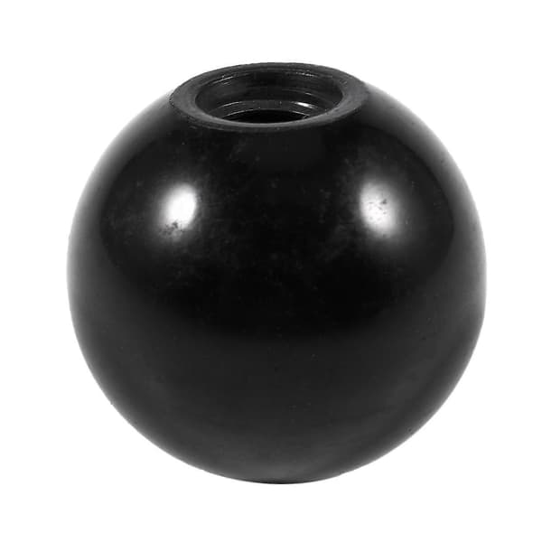 Erstatningsknapp i svart bakelite, 35 mm i diameter