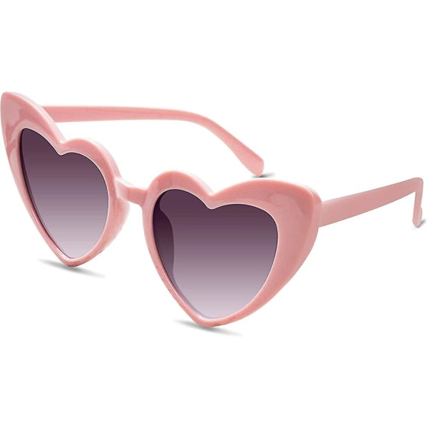 Mode solbriller 70'er vintage formede briller Uv400 beskyttelse kærlighed briller