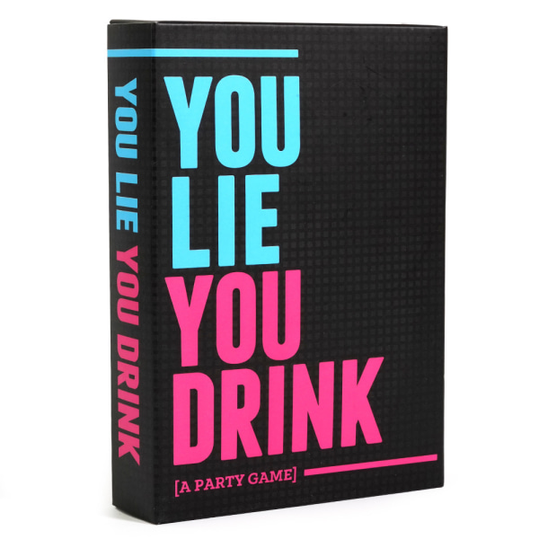 Drickspel Du ljuger du dricker Ligg och drick familjefest brädspel