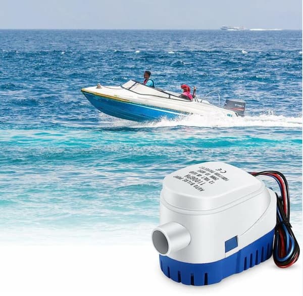 Lensepumpe, 12V 1100 GPH