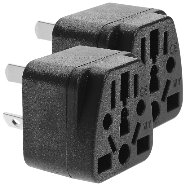2stk Australian Plug Adapter Travel AC Outlet Plug Adapter Plug Extender Au Plug