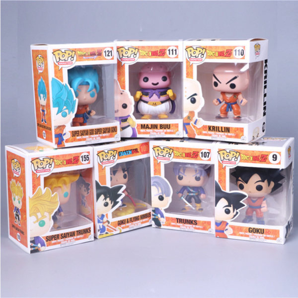 Funko Pop Q versjon Dragon Ball leketøy dukke animasjon dekorasjon gave