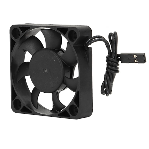 Traxxas RC-moottorin jäähdytystuuletin Kevyt rautamuovijäähdytys 50 x 50 mm Musta 7,4 V Nopeus