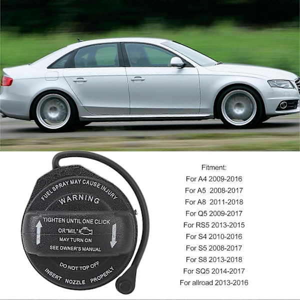 Tanklock Bränsletanklock 5Q0201550L Vattentätt Säker Tätning Slagtåligt Bränsletanklock För A4 A5 Q5 S8 SQ5