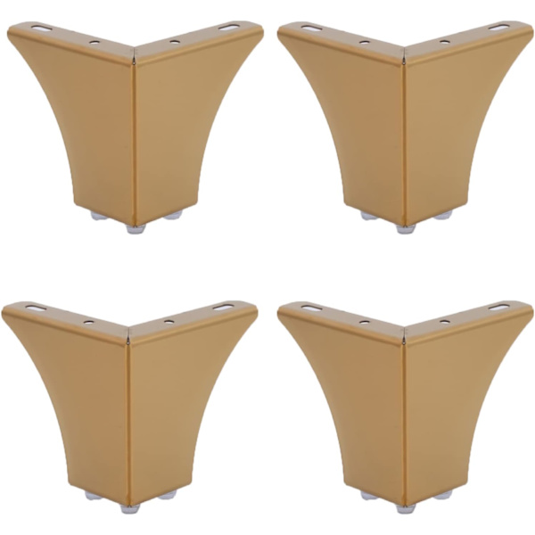 Set om 4 för skåpmöbler köksben, (100mm)