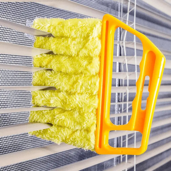 1. vaskbare rengjøringsbørster for vindusrengjøring, med mikrofiber for enkel oppsamling av støv og rengjøring av persienner
