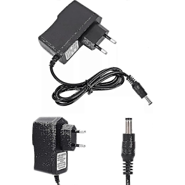 Tangentbordspiano Nätadapter, Universal 9v Ac/dc Nätadapter För Digitalt Tangentbord E-piano Klavir Tangentbord Musikinstrument, 100-240v (eu-kontakt)
