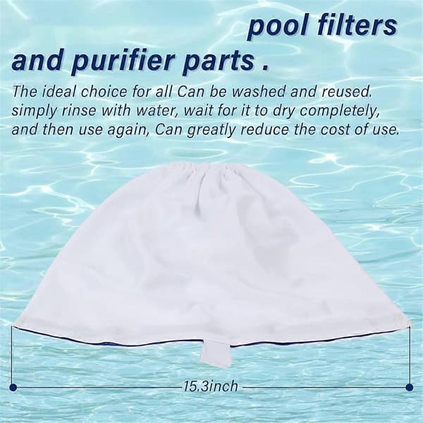 Poolrenser Finfilterpose Udskiftning til Aquabot Filterpose