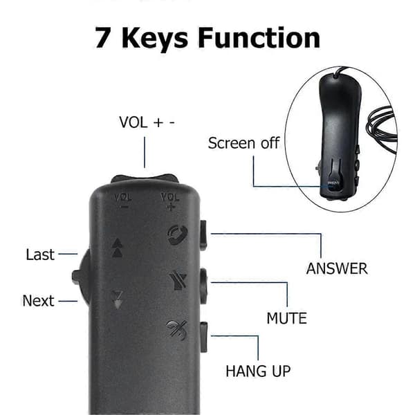 7-Tasters Universal Bilrat Knapper Multifunktionel Bil Audio GPS Navigation DVD Android Wir