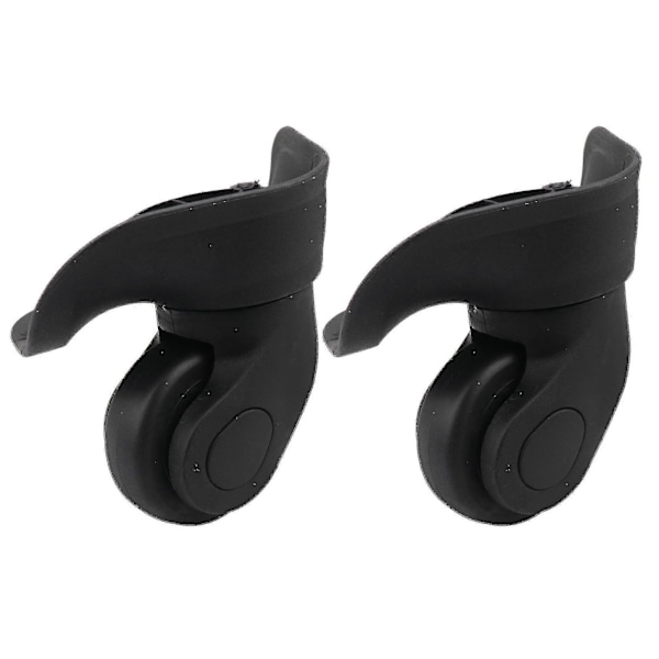 Kryc-par 91x107x49mm 360 Graders Snurrande Hjul Svarta Resväskor - Bqlzr