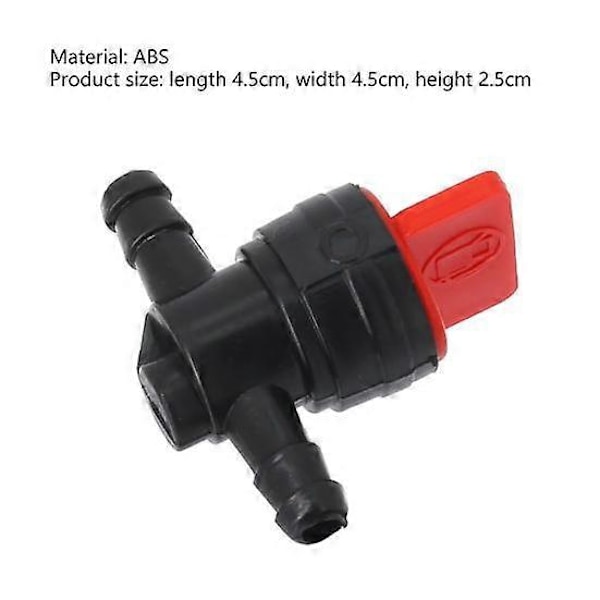 Benzinhane Universal Robust ABS Inline Brændstofafspærringsventil 6mm
