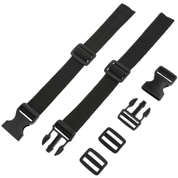 2 stk. Golf Trolley Taske Stropper Webbing Fastgørelsesbælte Udskiftning & Hurtigudløsningsspænde - Justerbar & Holdbar
