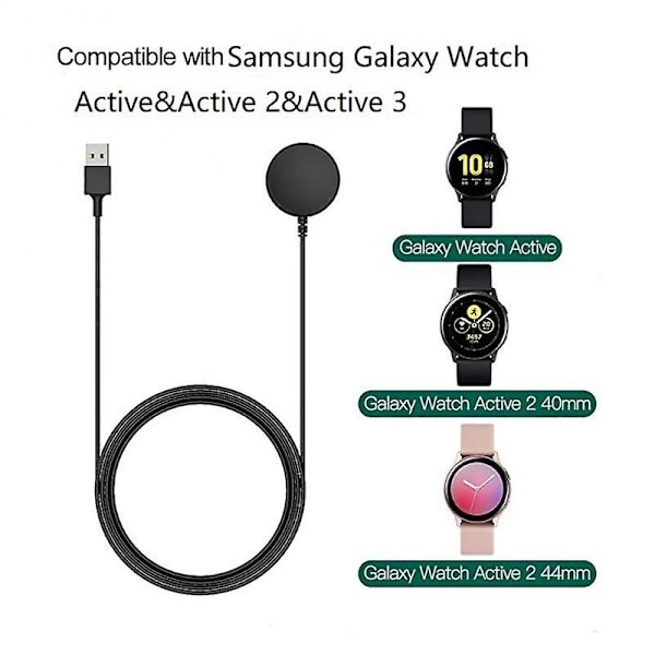 Laddningskabel för Samsung Galaxy Watch Dock för Samsung Galaxy Watch 4 Classic Galaxy 3 45mm/41mm