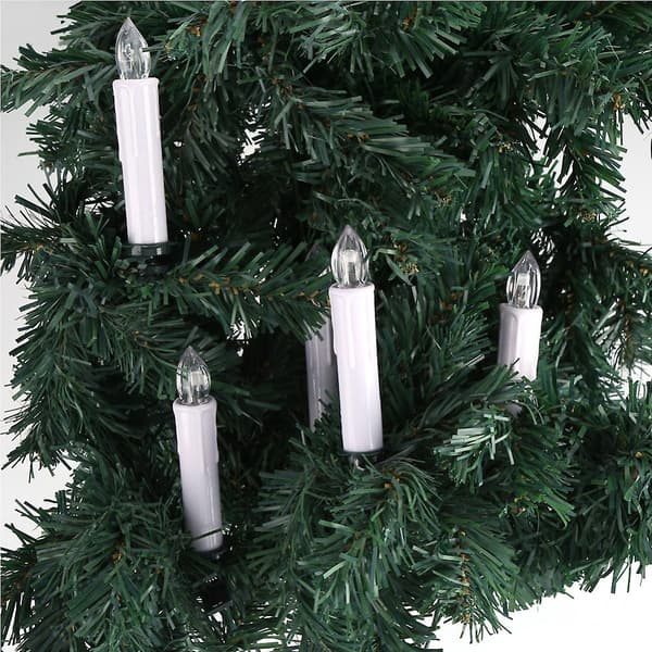 Enkel varm hvit LED-julelys (10 solgt)