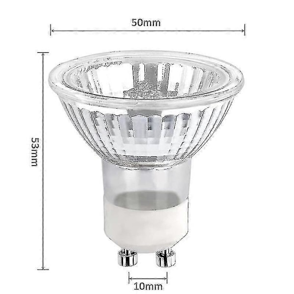 5 stk. Gu10 35w Halogen Spotpære Dimbar, Halogen Reflektorlamper P20250110681