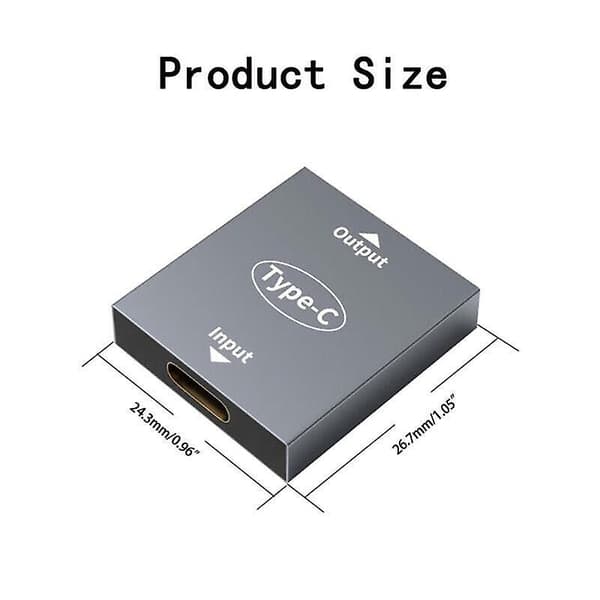 USB C stik til 2x USB C stik type-C USB-C splitter oplader Konverter adapter