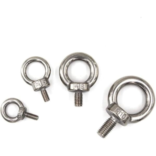 M16 304 Rustfritt Stål Løfteøye Bolt (2-pakning)