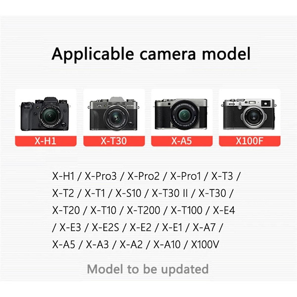 Tyyppi USB C NP-W126S Dummy-akku DC-virtalähde AC-sovitin X-T1 X-S10 X-T30 II X-T20 X-T10 X-T200 Ca