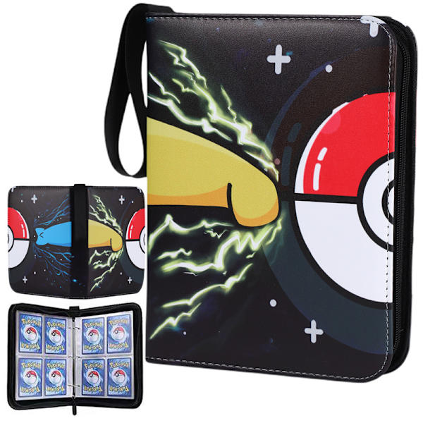 Pikachu-spillkort-samlingsbok Fire rutenett (ekskludert spillkort)32