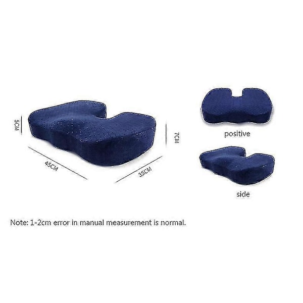 Everlasting Comfort Siddepude til Kontorstol, marineblå