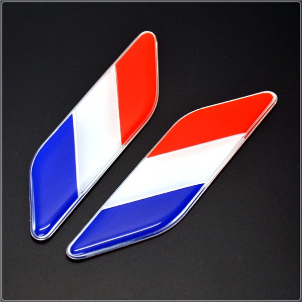 National Flag Bil-klistremerke Metall Bil-logo Bil Scratch-klistremerke Bladplate-logo