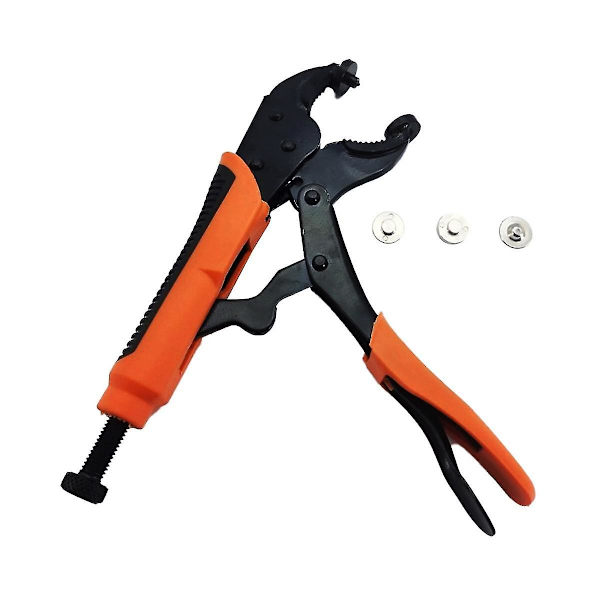 Snap Fastener Kit Justerbar Tang for Snap Knapper, Snap Fastener Værktøjssæt med Snap Knap Sæt fo