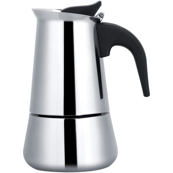 Kaffekanna Bärbar Moka Pot Mocka Espressomaskin hälld hemmakontor (100 ml)