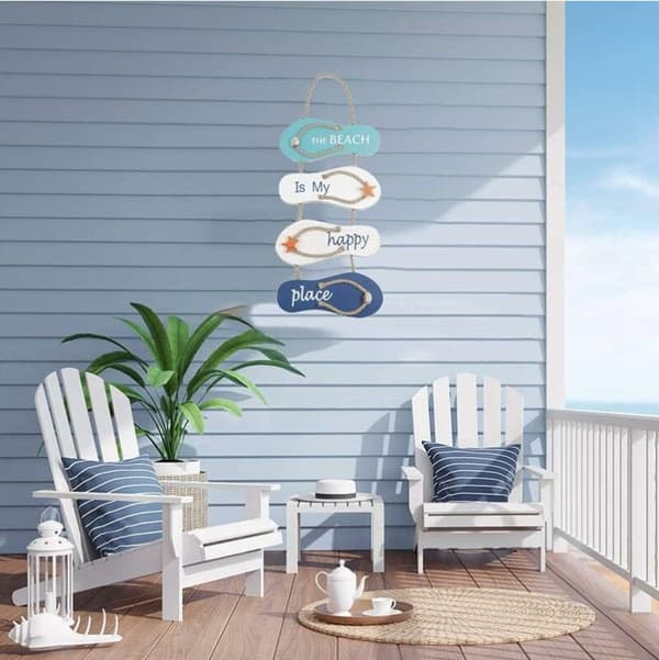 Strand flip flops dekorasjon, veggdekorasjon