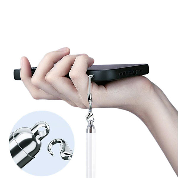 Universal Stylus Pen for Touchscreen Devices - White
