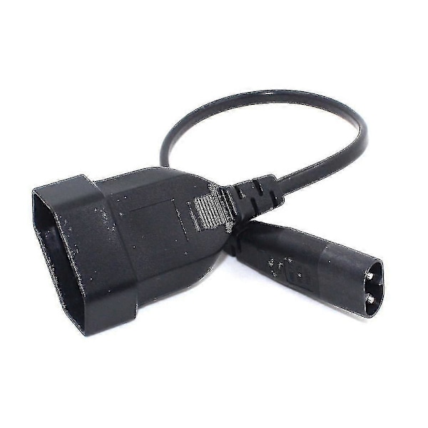 C8 Hann til Europa Schoko Cee7/16 Hunnkontakt Strømkabel For Pdu Ups 35cm