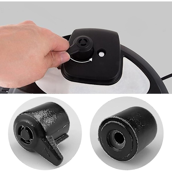 7-dels Ångutloppsventilersättningskit Universal Elektrisk Tryckventil för Instant Pot 3 5 6 Qt Ångutloppsgrepp Tätningsring Anti-blockering