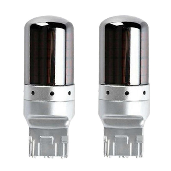 2 kpl Kromi 7440 T20 144SMD Oranssi Canbus Virheetön LED-lamppu Vilkkuvalo
