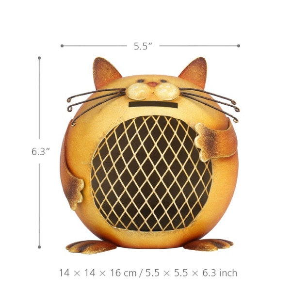 säästöpossu kissanpennun muotoinen kolikkopankki eläin säästöpossu rauta säästöpossu koriste lasten lahja