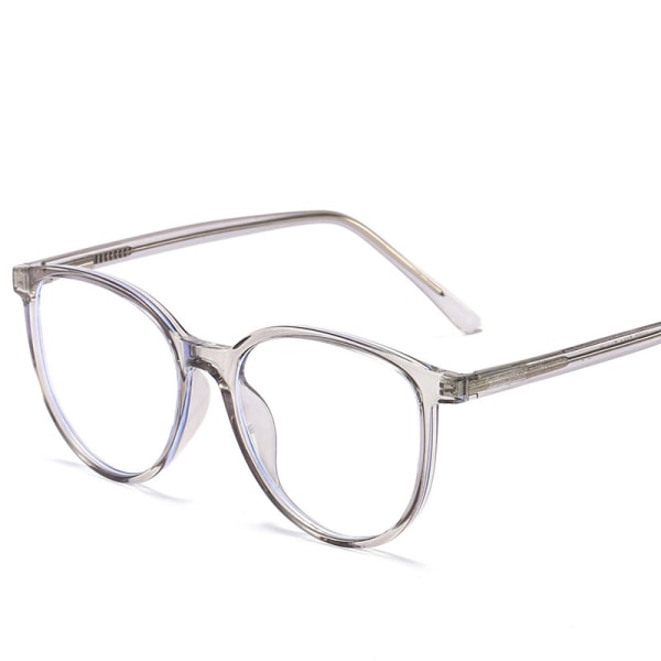 Blått ljusblockerande glasögon, blåljusfiltrerande datorglasögon dam (ljusgrå ram)